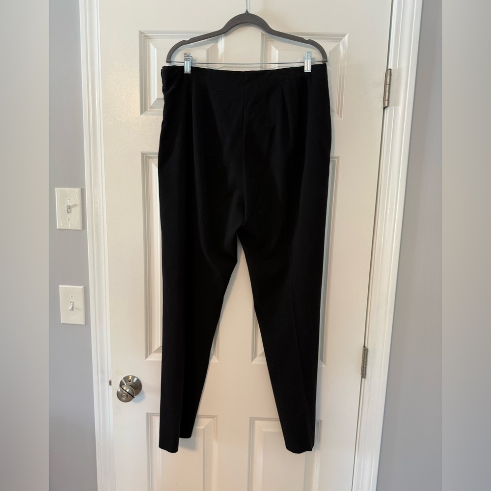 Coldwater Creek | Black Side Zip Pants | Size 16 - Picture 2 of 7